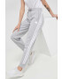 adidas pantaloni de trening culoarea turcoaz neted - Pled.ro