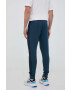 adidas pantaloni de trening din bumbac culoarea albastru marin modelator - Pled.ro