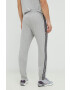 adidas pantaloni de trening din bumbac barbati culoarea gri neted - Pled.ro