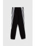 adidas pantaloni de trening pentru copii LB DY SM x Marvel culoarea negru cu imprimeu - Pled.ro