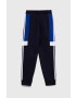 adidas pantaloni de trening pentru copii U 3S CB PANT culoarea albastru marin modelator - Pled.ro