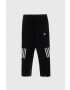 adidas pantaloni de trening pentru copii U RUN WV culoarea negru cu imprimeu - Pled.ro