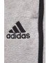 adidas pantaloni scurti femei culoarea negru neted high waist - Pled.ro