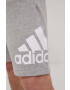 adidas pantaloni scurti femei culoarea roz cu imprimeu high waist - Pled.ro