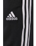 adidas pantaloni scurti femei culoarea verde cu imprimeu high waist - Pled.ro