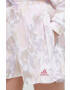 adidas pantaloni scurti femei culoarea roz modelator high waist - Pled.ro