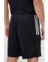 adidas pantaloni scurti barbati culoarea negru - Pled.ro