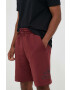 adidas pantaloni scurti barbati culoarea bordo - Pled.ro