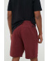 adidas pantaloni scurti barbati culoarea bordo - Pled.ro