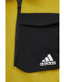 adidas Performance bluza barbati culoarea negru cu glugă cu imprimeu - Pled.ro