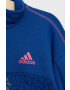 adidas Performance bluza copii culoarea albastru marin modelator - Pled.ro