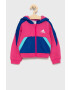 adidas Performance bluza copii culoarea roz modelator - Pled.ro