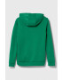 adidas Performance bluza copii ENT22 HOODY Y culoarea verde cu glugă cu imprimeu - Pled.ro