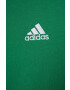 adidas Performance bluza copii ENT22 HOODY Y culoarea verde cu glugă cu imprimeu - Pled.ro