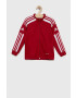 adidas Performance bluza copii Sq21 Tr Jkt Y culoarea rosu cu imprimeu - Pled.ro