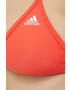 adidas Performance costum de baie culoarea rosu cupa usor rigidizata - Pled.ro