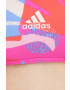 adidas Performance costum de baie din două piese Flower culoarea roz cupa usor rigidizata - Pled.ro