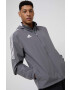 adidas Performance geaca sport culoarea gri de tranzitie - Pled.ro