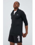 adidas Performance hanorac de antrenament Train Essentials Seasonal culoarea negru neted - Pled.ro