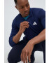 adidas Performance hanorac de antrenament Train Essentials Seasonal culoarea albastru marin neted - Pled.ro