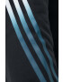 adidas Performance hanorac de antrenament Train Icons culoarea negru cu glugă cu imprimeu - Pled.ro