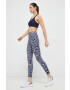 adidas Performance jambiere de yoga Essentials culoarea violet modelator - Pled.ro