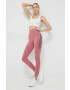 adidas Performance leggins de alergare DailyRun culoarea roz cu imprimeu - Pled.ro