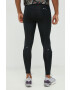 adidas Performance leggins de alergare Own the Run barbati culoarea negru neted - Pled.ro