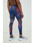 adidas Performance leggins de alergare Saturday barbati culoarea albastru marin modelator - Pled.ro