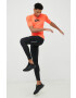 adidas Performance leggins de alergare Saturday culoarea negru neted - Pled.ro