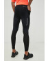 adidas Performance leggins de alergare Saturday culoarea negru neted - Pled.ro