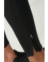 adidas Performance leggins de alergare Saturday culoarea negru neted - Pled.ro