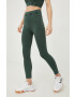 adidas Performance leggins de antrenament femei culoarea verde neted - Pled.ro