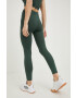 adidas Performance leggins de antrenament femei culoarea verde neted - Pled.ro