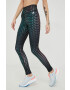 adidas Performance leggins de antrenament Brand Love femei culoarea negru modelator - Pled.ro