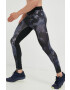 adidas Performance leggins de antrenament Techfit barbati culoarea negru modelator - Pled.ro