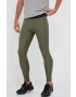 adidas Performance leggins de antrenament Techfit culoarea verde neted - Pled.ro