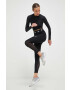 adidas Performance mânecă lungă de antrenament HIIT HEAT.RDY culoarea negru cu turtleneck - Pled.ro