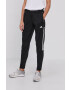 adidas Performance Pantaloni GQ1241 femei culoarea negru cu imprimeu - Pled.ro