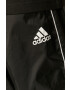 adidas Performance pantaloni de antrenament Core barbati culoarea negru neted - Pled.ro