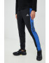 adidas Performance pantaloni de alergare barbati culoarea negru modelator - Pled.ro