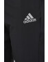 adidas Performance pantaloni de alergare Own the Run barbati culoarea negru cu imprimeu - Pled.ro