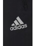 adidas Performance pantaloni de alergare Saturday barbati culoarea negru cu imprimeu - Pled.ro