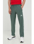 adidas Performance pantaloni de antrenament barbati culoarea verde cu imprimeu - Pled.ro