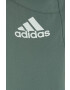 adidas Performance pantaloni de antrenament barbati culoarea verde cu imprimeu - Pled.ro