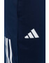 adidas Performance pantaloni de antrenament 3 Stripes culoarea albastru marin cu imprimeu - Pled.ro