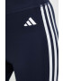 adidas Performance pantaloni de antrenament Training Essentials femei culoarea albastru marin cu imprimeu - Pled.ro