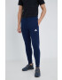 adidas Performance pantaloni de trening H57529 barbati culoarea albastru marin cu imprimeu - Pled.ro