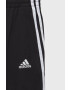 adidas Performance pantaloni de trening pentru copii culoarea negru cu imprimeu - Pled.ro