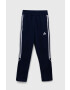 adidas Performance pantaloni de trening pentru copii TIRO23L SW PNTY culoarea albastru marin cu imprimeu - Pled.ro